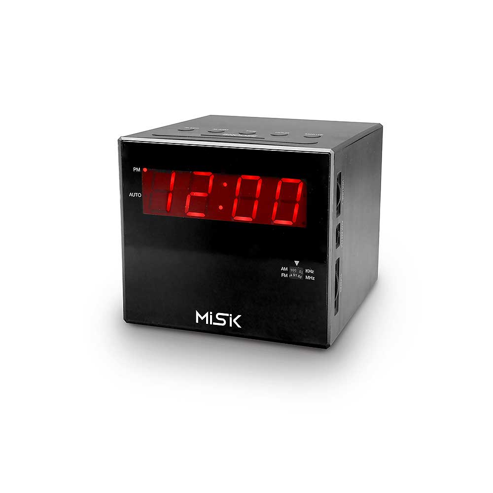 Radio Reloj Despertador AM/FM CUBE - MISIK